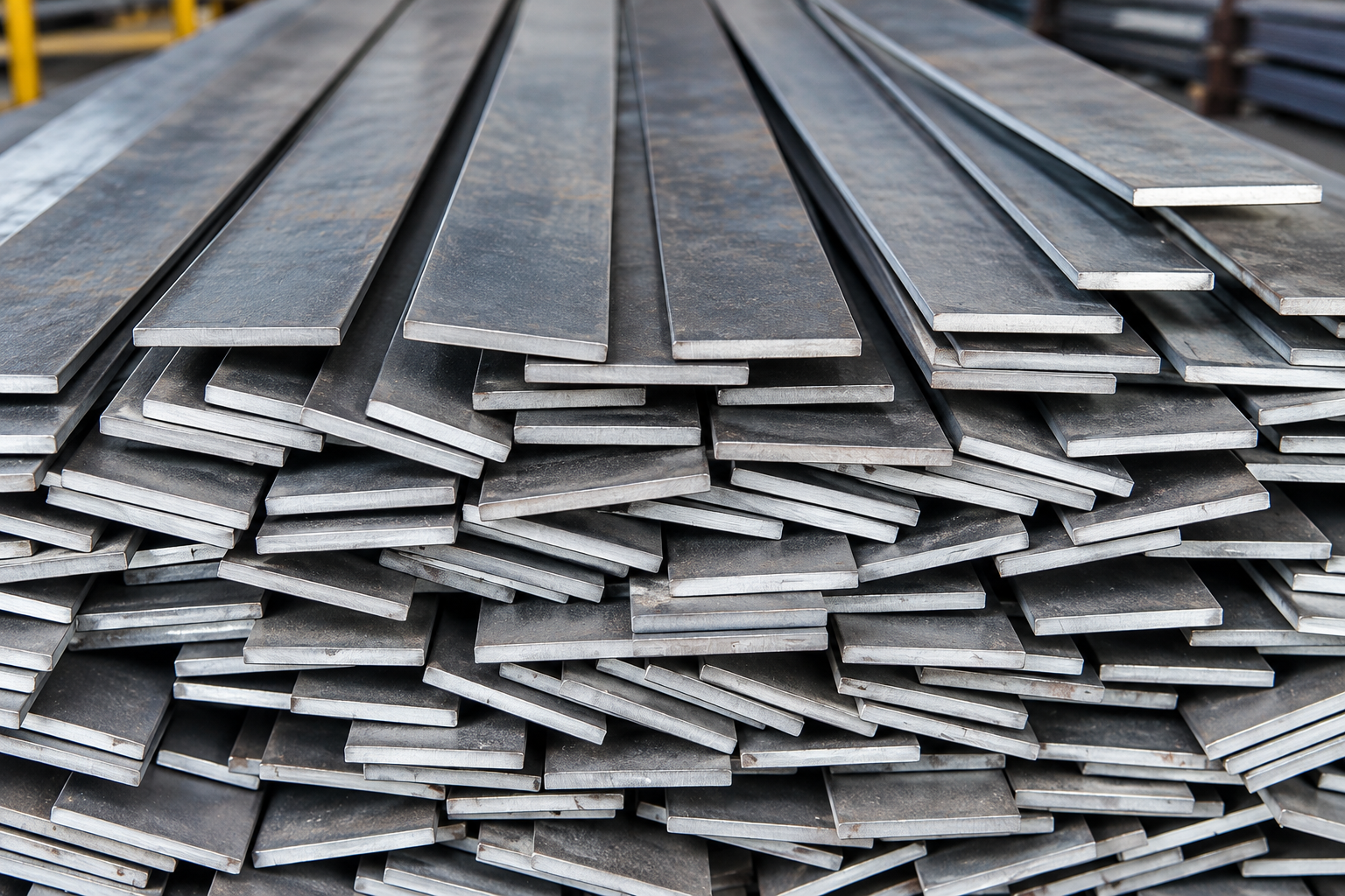 Flat steel bars patti bundles